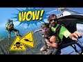Skydived Out Of A HELICOPTER! (The Only Place In America)