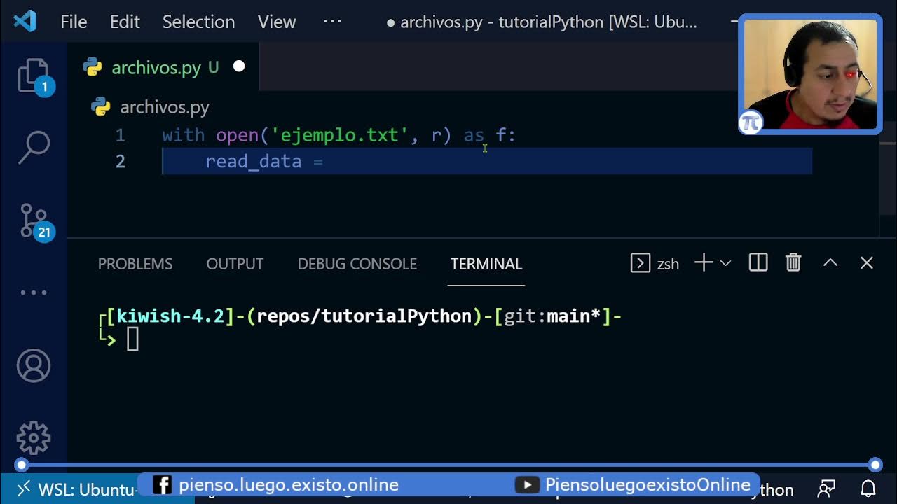 30 Lectura y escritura de archivos en python - YouTube