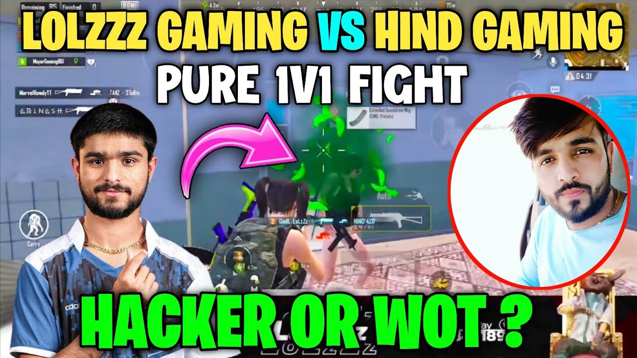 LolzZz gaming vs Hind Gaming 🔥4v4 Full intense fight Pochinki💥Jonathan ...