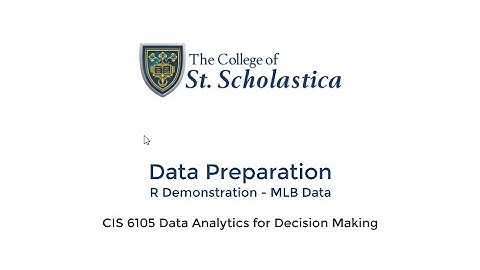 R - Data Preparation