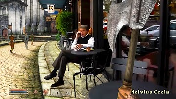 Oblivion Coffe Shop NPC Conversation