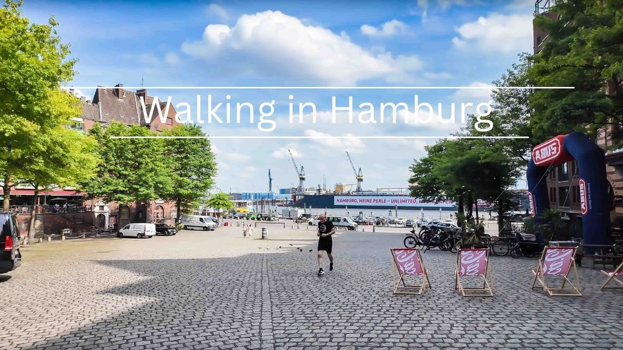 Прогулка по Гамбургу / От вокзала Альтона до Рыбного рынка 4K
