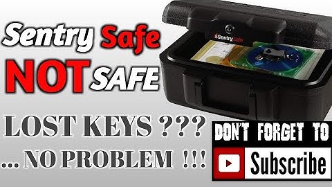 Sentry Safe Not Safe