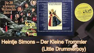 Heintje Simons – Der Kleine Trommler (Little Drummerboy)