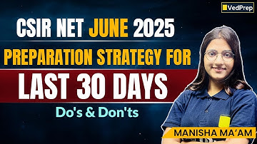 📅 30 Days Strategy to Crack CSIR NET June 2025 | Smart Tips + Mistakes to Avoid