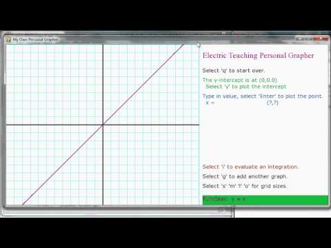 Python - Pygame Lesson: Graphing and Calculating Area Under Curve (part 2)
