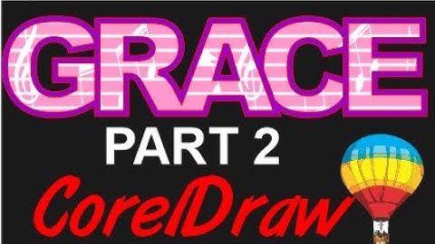 Corel Draw Tips & Tricks 3 Layers of a text Part 2