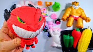 ASMRSquishes UNPACKING🥰Blowing BUBBLES Inside TABA SQUISHIES!*so satisfying*🤯🥰