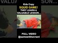 Kids Copy SQUID GAME! They Learn a Valuable Lesson #sameerbhavnani #shorts #squidgame