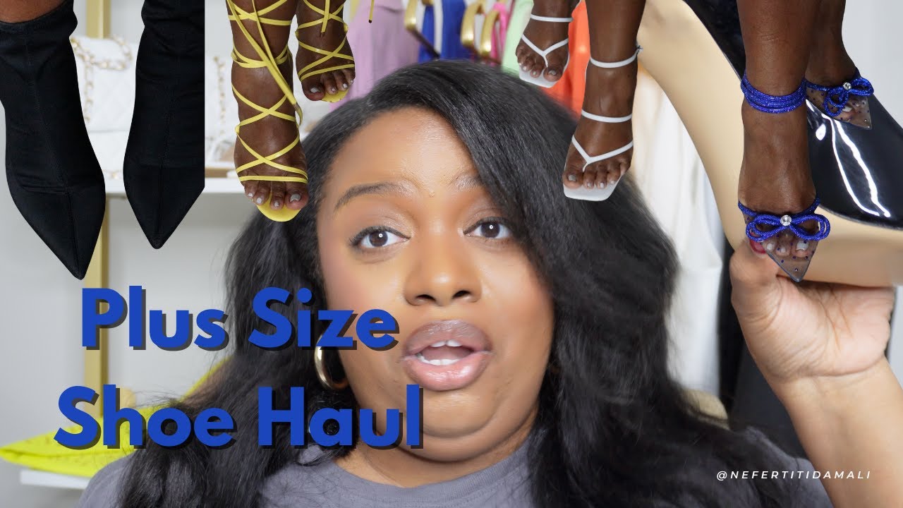 Where I Find Wide Width Shoes | Plus Size Shoe Haul | Wide Width Shoe ...