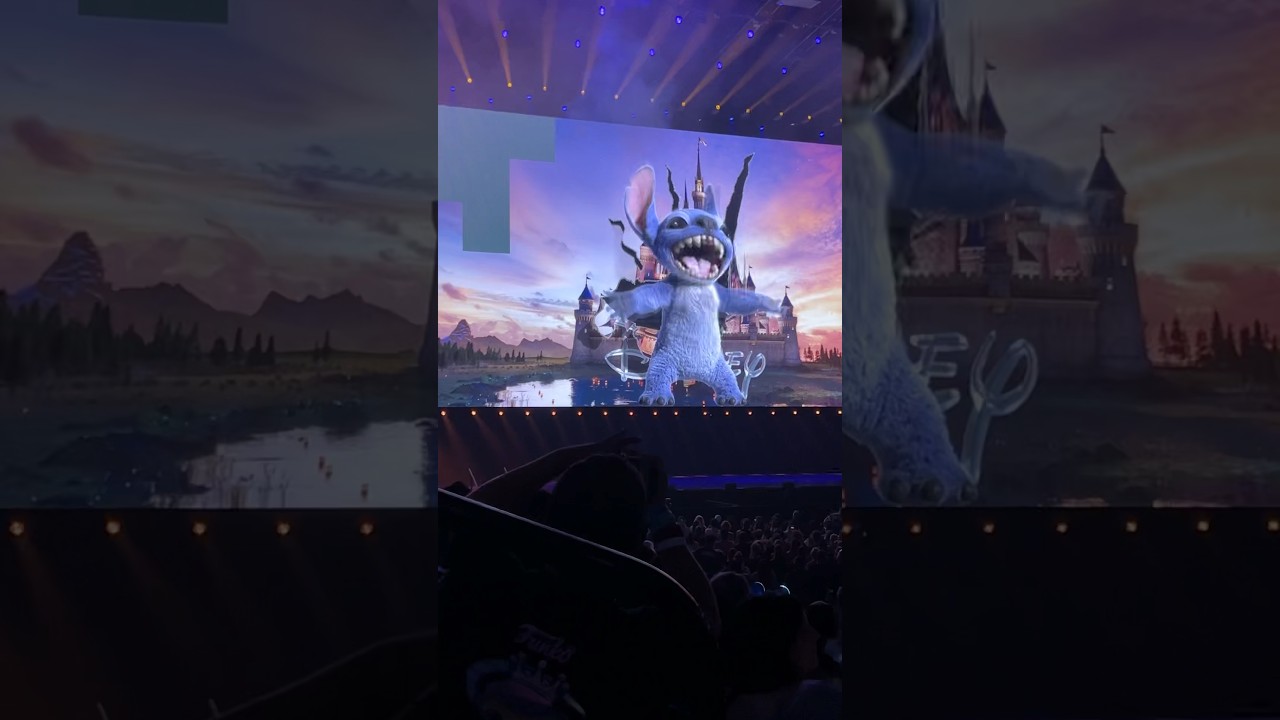 FIRST LOOK - Live action Stitch shown at D23 💙