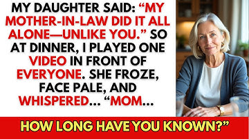 My Daughter Said Her MIL Did It All Alone—Unlike Me. She Never Expected The Video I Played…