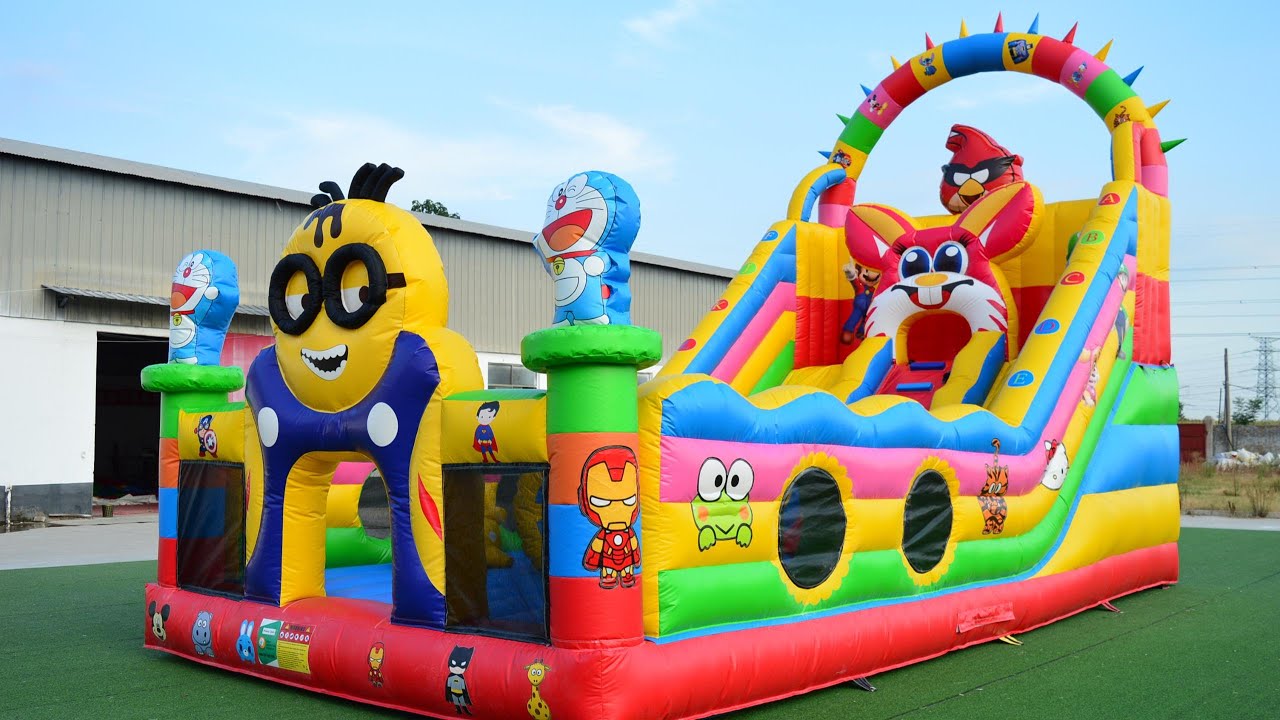 Cartoon Inflatable Fun City #inflatables #inflatable #trampoline #slide ...
