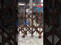 12m customized rectractable gate testing before packing