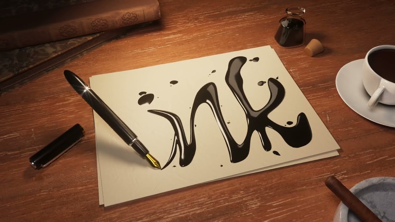 Ink Typography design