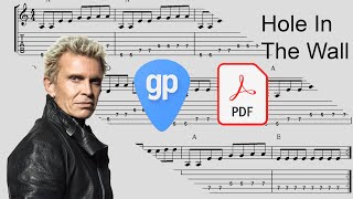 Billy Idol - Hole In The Wall Guitar Tabs [TABS]