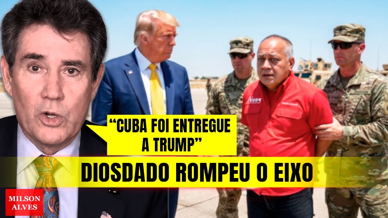 COMANDANTE em ALERTA CRÍTICO; Diosdado entrega Cuba nas mão des Trump