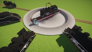 WORKING Train Turntable | Minecraft Steam Train