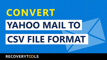 Convert Batch Yahoo Mails to CSV Format using the Effortless Method || Export Yahoo to Excel