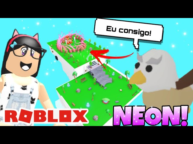 🍀 NEON + LEGENDÁRIO no FÓSSIL EGG do ADOPT ME - Roblox 