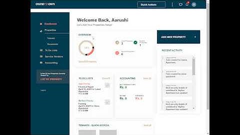 OwnersTown Dashboard