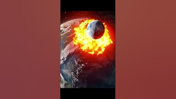 #moon  and #earth  collision #ai  Generated Video
