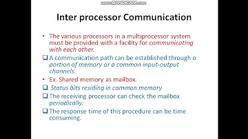 Interprocess communication and Synchronization