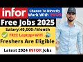 Infor Hybrid Work From Home Jobs For Freshers 2025