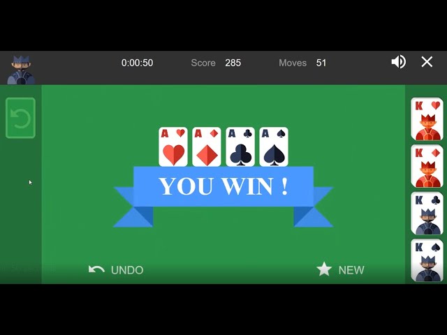 Investigating the Secret Highlights of Google Solitaire: What Have