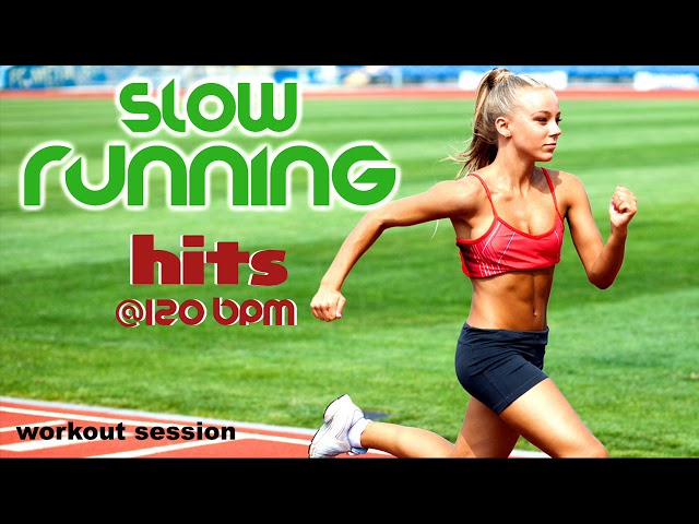Slow Running Nonstop Hits Workout Session for Fitness & Workout @120 Bpm class=