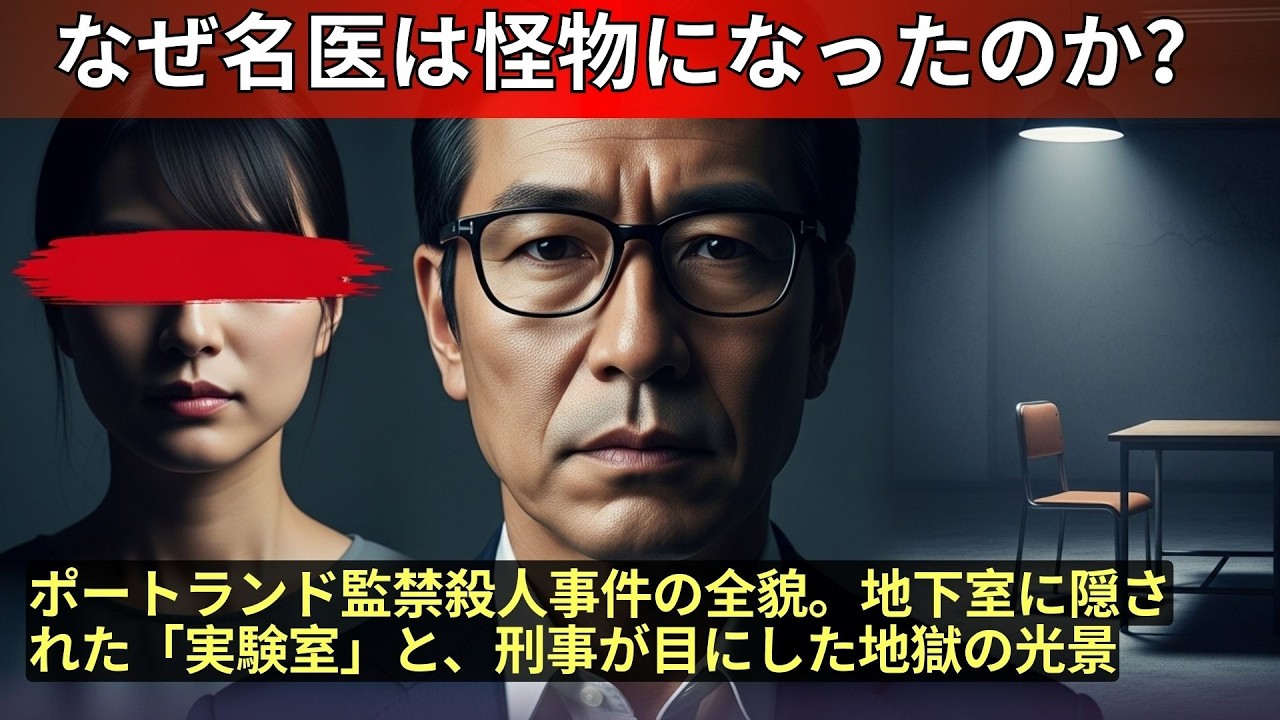【闇の人間実験】元医師が地下室で行った狂気の監禁殺人事件の全貌