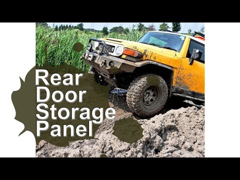 The Coolest Rear Door Storage Panel Fold Down Table Fj Cruiser