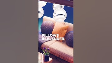 Easily create pillows in Blender