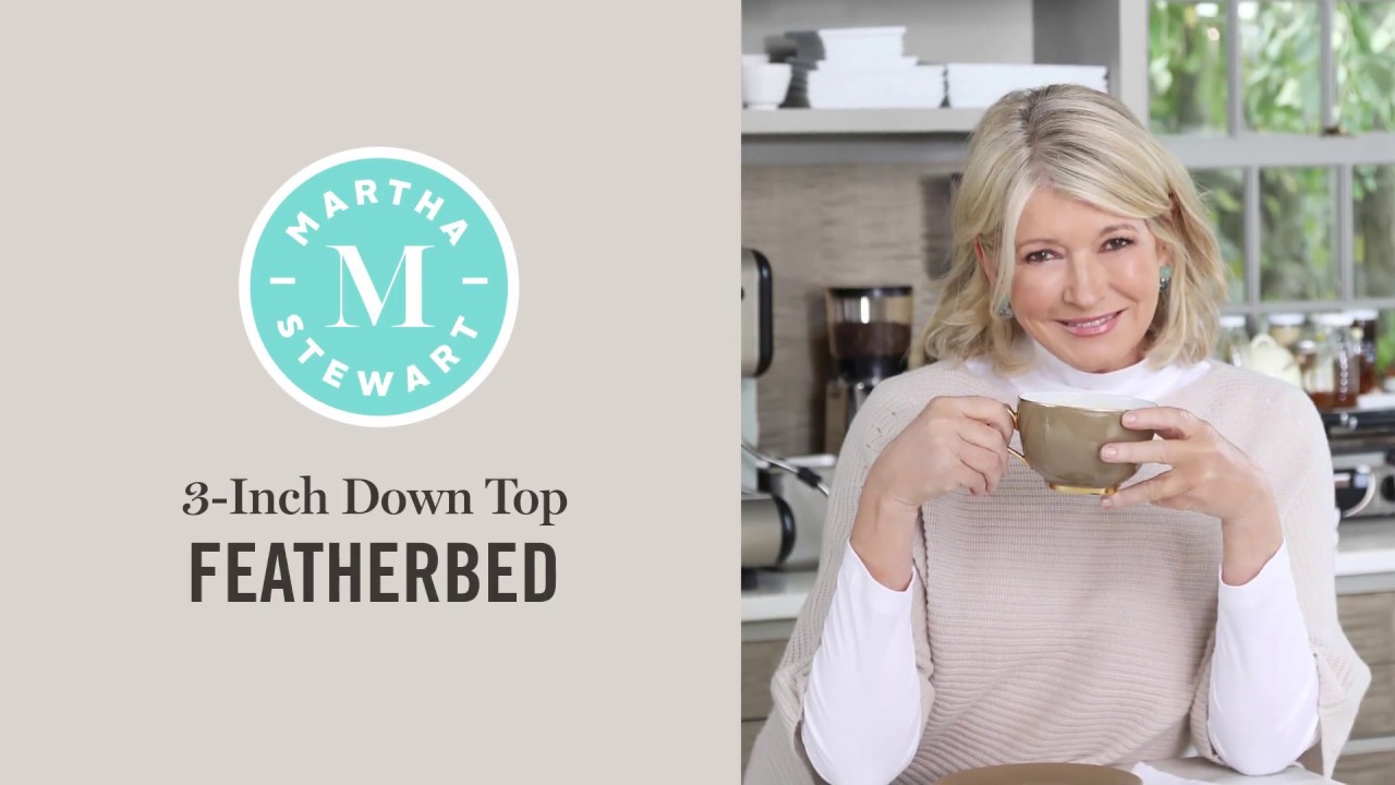 Martha Stewart Three Inch Down Top Feather Bed YouTube