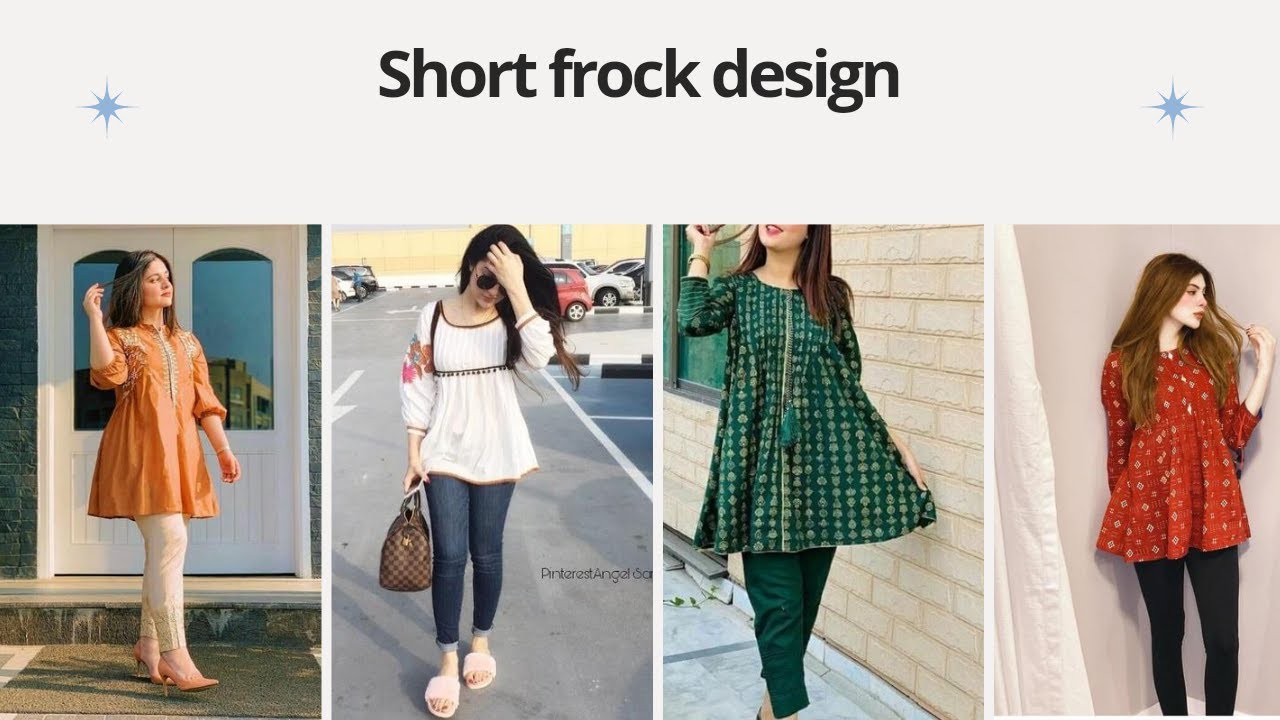 Trending Short Frock Designs for Girls 2021 | Summer & Winter Short Frock  Kurti Design | Kurti… | Wear to work dress, Women's athletic wear, Designer  dresses casual