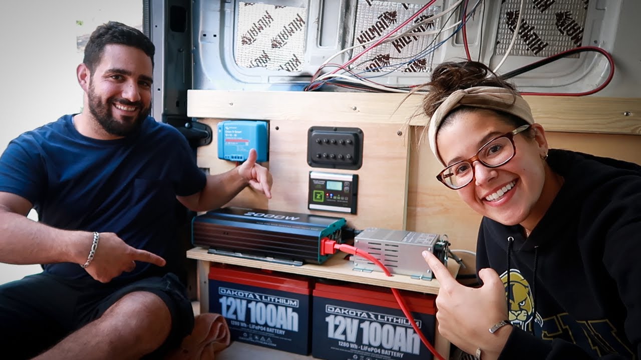 Off Grid Electrical System | The 30 Day Van Build - YouTube