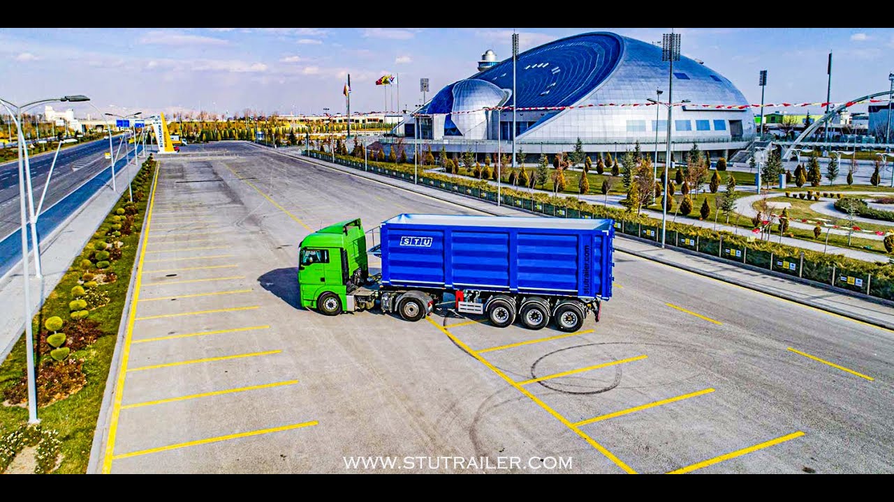 Tipper Trailer For Metal Scrap Transportation - 3 Axle Tipper Trailer - STU Trailers