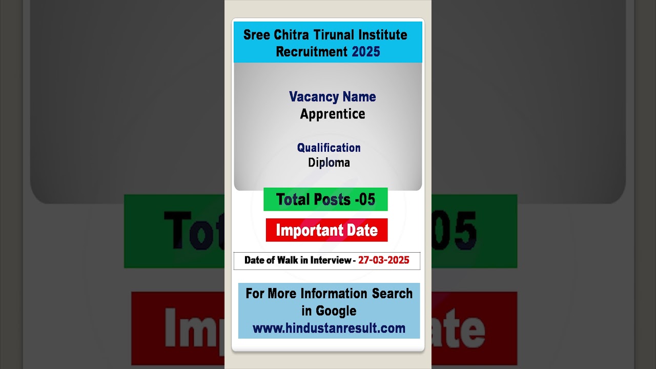 🚨 APPRENTICE IN X-RAY TECH AT SCTIMST! 🏥 | 5 VACANCIES (UR/OBC/EWS) | APPLY NOW! 📢