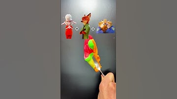 Zootopia 2 Color Mixing#shorts #colors#colormixingmagic  #Zootopia #judy #fyp #satisfying #nick