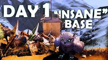 DAY 1 Building The Worst Extinction Base Spot In My Life! ARK PvP EPISODE 1
