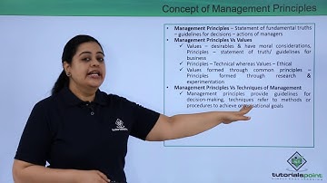 Class 12th – Principles of Management | Business Studies | Tutorials Point
