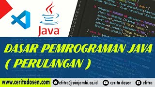 Belajar Dasar Pemrograman Java #10 Sesi 2 | Perulangan Do-While Bilangan Ganjil 1,3,5 dst (Looping)