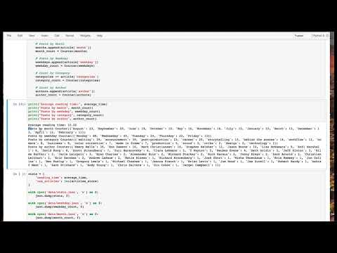 Blogging Analytics Dashboard in Python - Computing Analytics