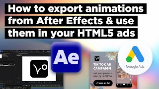 Use Adobe After Effects Animations in HTML5 Google Ads (BannerNow.com Tutorial)