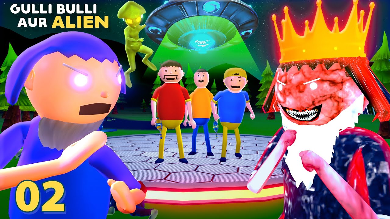 Gulli Bulli Aur Alien PART 2 | Gulli Bulli | MAKE JOKE OF FUNNY | Make Joke Horror