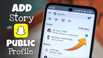 How to Add Story on Snapchat Public Profile