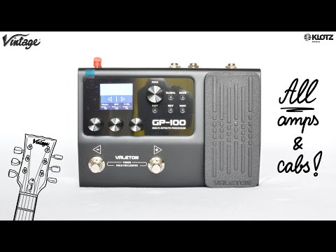 Valeton GP-100 Unboxing Demo & Review | Best modeler under