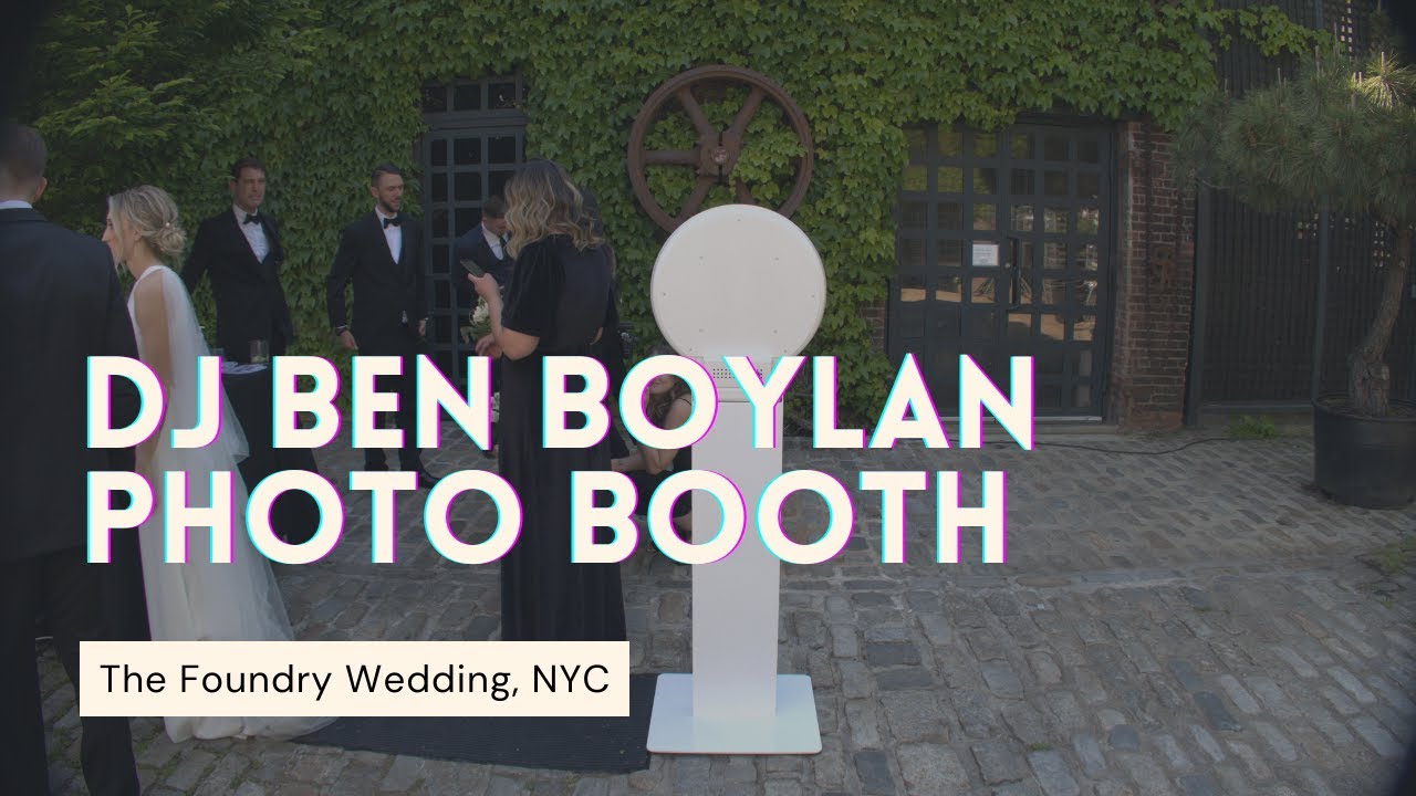 Cover DJ Ben Boylan Photo Booth   The Foundry Wedding 2021