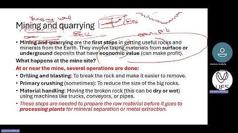 Introduction to Mineral Processing Lesson  1