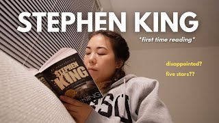 Reading Stephen King (& horror books!!) for the first time 👻 🐈‍⬛ *spoiler-free reading vlog*